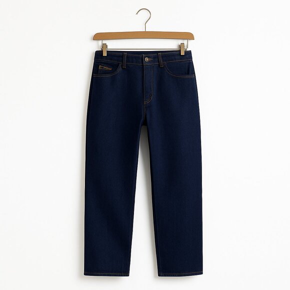 TOMMY HILFIGER | Straight 8s Dark Wash Denim Jeans 32x38 17 38 - Picture 2 of 3